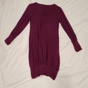Dark purple dress/extra long top
